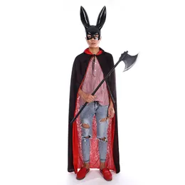 Articoli da palcoscenico di Halloween Ax/Red Trident Vichingo costume medievali Cosplay Ax Devil Novelty Red Tre a tre punte per bambini