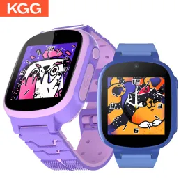 Watches Kids Smart Watch Phone SOS Rufen Sie Musik an, um 22 Spiele mit 1 GB Memory Children SmartWatch -Kamera -Video -Uhr für Boy Girl Geschenk zu spielen.