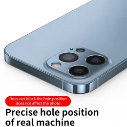 Para iPhone 13 Aluminum Lelly Camera Lens Cover Glass para iPhone 13Pro 12 11 Mini max Case Back Len Protector para iPhone