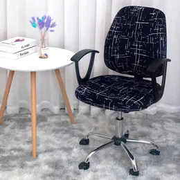 Office Split Chair Deckung universeller Stretch Sesselabdeckung für Computerstuhl Slipcover Abnehmbarer Sitzschutz Funda Para Silla