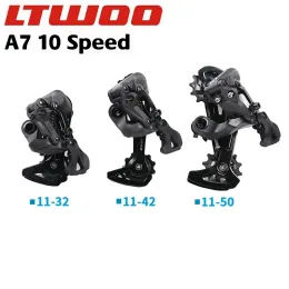 ltwoo a7 mtb bike 10sリアデレイラー自転車10速度rd long cage derailleurs cassetteスプロケット42t 46t 50t for shimano sram