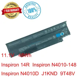 Batterier äkta original NYTT J1KND LAPTOP -batteri för Dell Inspiron N5110 N5010 N4110 N4010 N7010 N7110 14R 15R M411R N4050 N5030