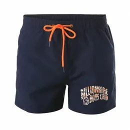 Designers shorts homens marcam marca impressa em estilo esportivo de estilo respirável para shorts esportivos casuais de verão elástico Billiaire Beach calças de maiô i6qu#