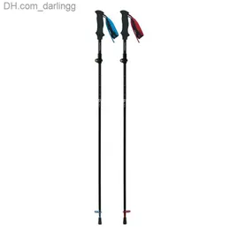 Pólos de trekking pólos de trekking naturehike fiber de carbono Ultra Light Huncking Stick Alpstock dobrando estilo nórdico caminhada stickq