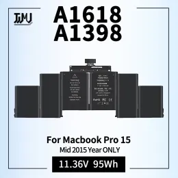 Batterien A1618 Laptop -Akku für Apple MacBook Pro 15 "Retina A1398 Mitte 2015 Ver MJLQ2ll/A MJLT2LL/A MJLU2LL/A 2909 2910 P/N: 02000079