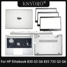 Frames novos para o HP Elitebook 830 G5 G6 835 735 G5 G6 Laptop LCD Tampa traseira/moldura/palmrest/parte inferior da parte superior prateada L14926001 L13674001