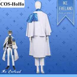 Cos-hoho Anime Vtuber Nijisanji Ike Eveland Game Anzug wunderschöne Uniform Cosplay Kostüm Halloween Party Rollenspiel Outfit S-3xl