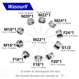 Adapter Wasourlf M16 M20 M22 MĘŻCZYZNIE MĘŻCZYZNIK MAL NITŁA M22 CONNECTOR SKŁASNY AKCESORIA KUCHNY AKCESORIA MASS MASSK