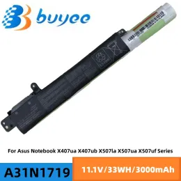 Batterie 11.1V 33Wh A31N1719 Batteria per laptop originale per Asus Notebook X407UA X407UB X507LA X507UA X507UF X507UABQ072T X507UABQ A31LM5H