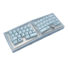 Tillbehör Alice Layout HotSwap Libra Mini Keyboard Kit 40% Packning Montering Akrylfodral Kit med knopp Fulltangenter programmerbara med injektionsflaska