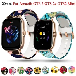 Cinghia di orologio Smart da 20 mm per Xiaomi Amazfit GTS3 GTS 2 Mini Mini Smartwatch Silicone Band GTS2 2E GTS 3 GTR 42mm Bracciale Bip Bracciale