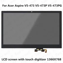 Acer Aspire V5473 V5473P V5473PG LCD Montajı Çerçeve Dizüstü Dokunmatik Sayısallaştırıcı Ekranına Ekran Orijinal 14''LCD