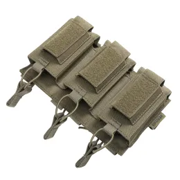 Elite Elite Spanker Tactical Molle Triple Magazine Pouches Military Clip Bag AK/M4 Magazine Pouch Paintball Game Association