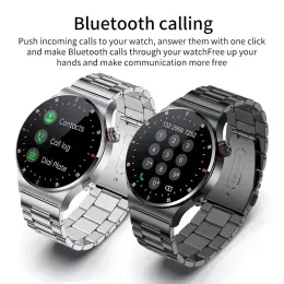 시계 NFC Bluetooth Call Smart Watch Men Full Screen Sports Bracelet Waterproof ECG Health Monitor iOS 용 Android 2024New 용 스마트 워치