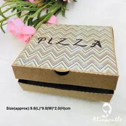 Alinacutle Metal Cutting Dies Cut Pizza Box Alphabet Gift Box Scrapbooking Paper Craft Album Card punch Knife Art Cutter