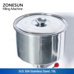 ZONESUN A03 수동 꿀 충전 기계 액체 보디 샵 오일 크림 병 필러 립글로스 매니큐어 50 100ml