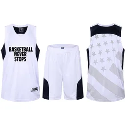 16 colors Zestaw niestandardowe logo pociągu Nazwa Koszyka Basketball Jersey Numer Man Set Jersey Boy Shirt Short Suit