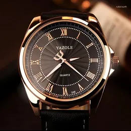 손목 시계 Yazole Quartz Watch Men Top 2024 시계 시계 손목 쿼츠 워치 Hodinky relogio masculino erkek kol saati