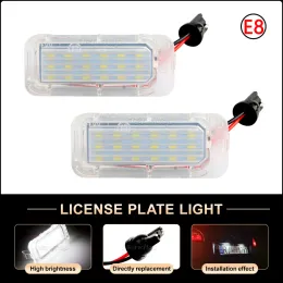 2x Car Rear 18 LED License Number Plate Light Lamp For Ford MK2 MK3 MK4 MK5 MK6 Focus Fiesta Mondeo Kuga Galaxy S-max C Max DA3