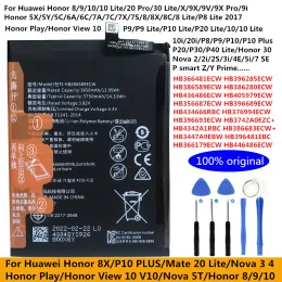 Originalbatteri för Huawei Honor Mate Nova 5T 4 6C 6A 7 7A 7C 7X 8A 8C 8X 9X 9I P8 P9 P10 8 9 10 20 20S 30 P20 P30 P40 Lite Pro