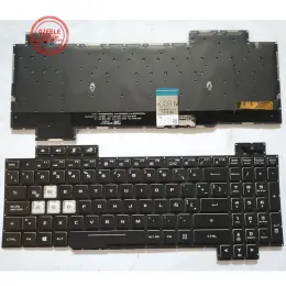 Klavyeler US/RU/LA LATIN Klavye için ASUS ROG STRIX GL504 GL504G GL504GM GL504V GL504GS GL504GV arkadan aydınlatmalı