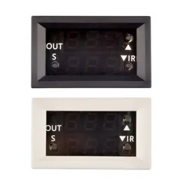 T2401-O/N DC 12V Dual Display Time Relay Modul Zeitverzögerungsrelais LED Digitale Timer-Relais-Verzögerungszyklus-Steuerungsschalter Stromversorgung