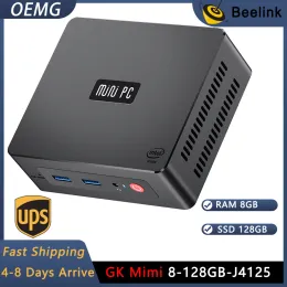 Цепь/шахтер Beelink GK Mini Windows 11 Mini PC Intel Celeron J4125 DDR4 SSD WiFi5 BT4.0 4K WIN11 Gamer Computer PK GK3V