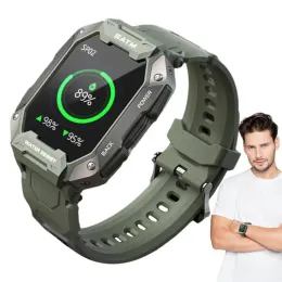 Observa os militares relógios inteligentes GPS ao ar livre GPS Smartwatch de 1,71 polegada Tacticais ao ar livre Esporte GPS articulado de smartwatch acidentado GPS ao ar livre