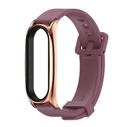 ل Miband 8 7 6 5 4 3 سوار ذكي لـ Mi Band 7 Silicone Correa for Xiaomi Mi Band 6 Strap Opaska Pulseira Wristbands