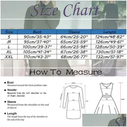 Grundläggande avslappnade klänningar 2023 Autumn Women Long Plover Sweatshirt Robe Vintage sundress Solid Split Midi Loose Femme Vestidos Overdimensionerade DR DH19U