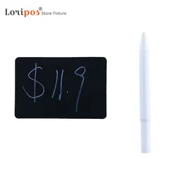 Pop Hard Black Cardboard Card Card Paper Prezzo Etichetta 9x5,4 cm Rivolta Pulitura Penioni di penna White White White Waterning Promozione