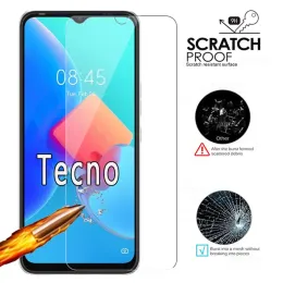 2-1PCS 9H Hartowane szkło dla Tecno Spark 8c 8t 8p 7p 7t Film okładki dla Tecno Pop 5 5C 5x 5x 5s LTE Spark 7 8 T P C Pro Glass