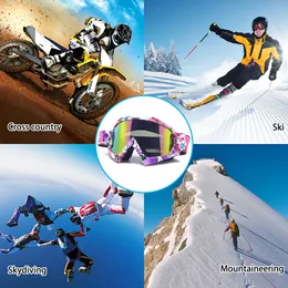 Motocross Goggles For Off Road Racing: Anti Fog, UV Protection