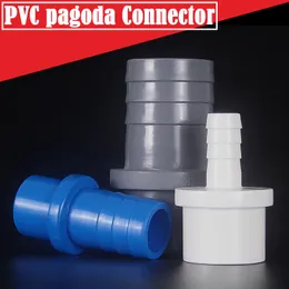 10pcs/الكثير من القطر 20-5/8/10/12/14/16/18 ملم PVC pagoda موصل حوض السمك أسماك الأسماك