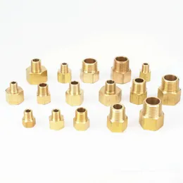 1/8 "1/4" 3/8 "1/2" NPT Dişi - Erkek BSP Pirinç Boru Basınç Göstergesi Hava Gazı Yakıt Suyu