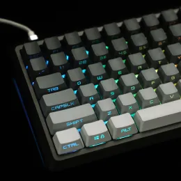 Accessories 133 Key Polar Day PBT Double Shot Sidelit Shine Through Backlit keycaps For MX Mechanical Keyboard 108 96 87 NJ80 84 68 64 61