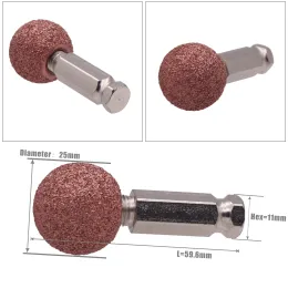 1pc grande bola de polpa de bola de bola de tungstênio rasp Rasp de alta velocidade / baixa velocidade adaptador de arbor