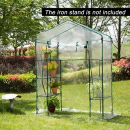 Capa de estufa transparente Capa de jardim Planta de cultivo Greenhouse 3 Growhouse Plant House Grow House 143*73*195cm