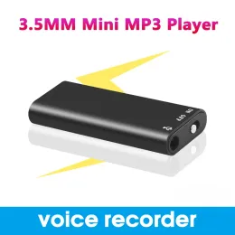 Spelare ny professionell mini 8GB 16GB 32GB Voice Digital Audio Voice Recorder Mp3 Player 3 In 1 8G Memory Storage 192Kbps Recording Wav