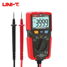 UNI-T UT125Cミニポケットデジタルマルチメーター温度テスター抵抗器コンデンサ周波数ダイオードNCVテスト低電圧ディスプレイ
