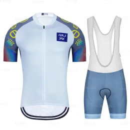 Raudax Mens Cycling Jersey Set 2022 Rowerowe ubrania rowerowe Rower Rower z krótkim rękawem Colling Suit Maillot Ropa Ciclismo