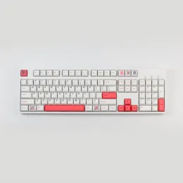 الملحقات 131KEYS GMK Parcel Keycaps Cherry Profile PBT Sublimation keycap للوحة المفاتيح الميكانيكية MX Switch مع 6.25U 7U Space GK61 87