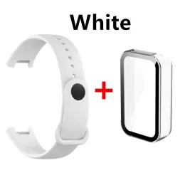 Caso para Redmi Smart Band Pro Screen Protector Cover Shell para Xiaomi Redmi Band Pro Straplet Bracelet Silicone Watch Band Correas