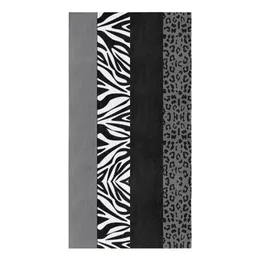 Leopardo impressão zebra textura de cozinha toalha de toalha de toalha de toalha lixo microfibra macia família super absorvente pano de limpeza