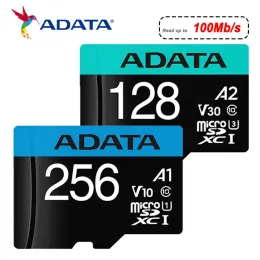 Cards ADATA SDXC Micro Card 32GB 64GB 128GB 256GB A1 V10 U1 Class 10 UHS I Memory Card Microsd Card Flash Card Storage Card For Phone