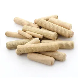 Hochwertiger niederländischer Holzstock Home-Stecker runden Holzstopfen Doppel Holzstift Möbelanschluss M6M8M10M12 50pcs