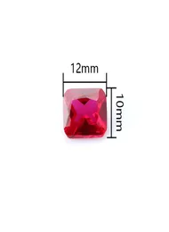 Новые стили Ruby Diamond INSERT Ruby SquareCtectangeLround для 10 мм14 мм 18 мм с скозвелом края Quartz Banger Nails Carb Cap Water Bongs7000709