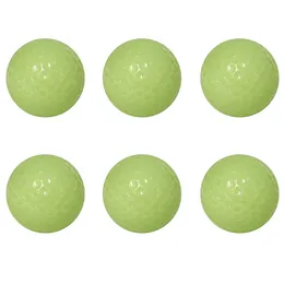 6 Pcs/Lot Golf Fluorescent Ball Automatically Glows At Night Outdoor Practice Ball Can Be Used Repeatedly Golf Glowing Ball