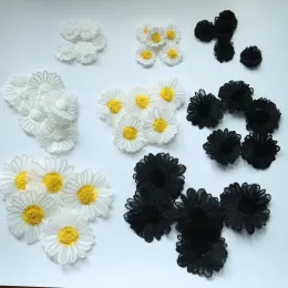 5pc DIY 2-layer flower Patches for clothing Embroidery floral patches for clothes bags decorative parches applique sewing craft