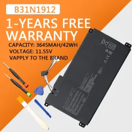 Батареи C31N1912 B31N1912 Батарея для ноутбука для Asus vivobook 14 E410MAEK018TS EK026TS BV162T F414MA E510MA EK017TS L410MA 42WH